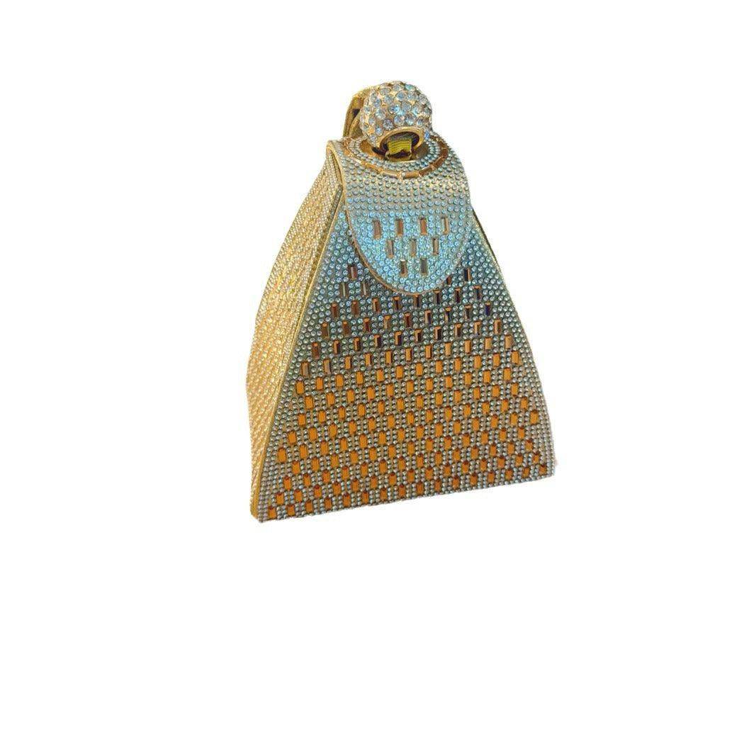 Rhinestone tote Bag Banquet Bag diamond-encrusted diagonal dinner bag 778370142021 - COCOMELODY